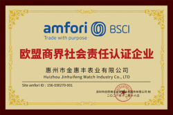 祝惠州市金惠豐表業有限公司通過amfori-BSCI驗廠